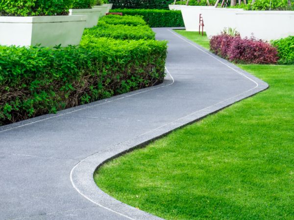 Walkway Curb Installation in Palm Springs