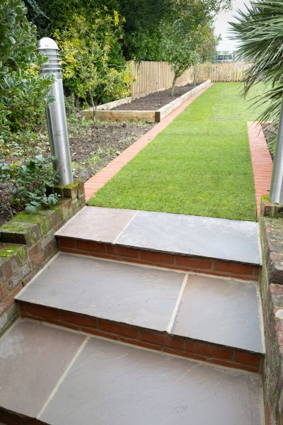 Backyard Steps Installation in Palm Springs