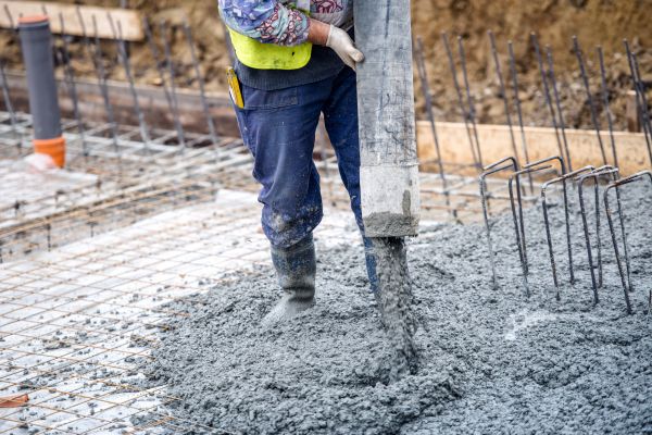 Cabin Foundation Pouring in Palm Springs